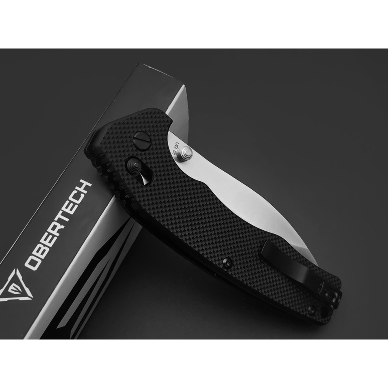 Obertech нож NS-01 DTS сталь VG-10 satin, рукоять G10 black