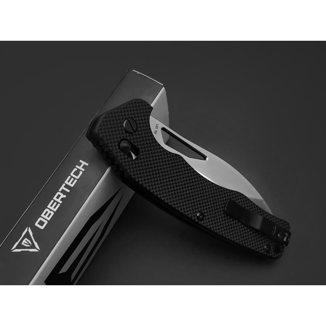 Obertech нож NS-01 DS сталь VG-10 satin, рукоять G10 black