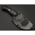 Волчий Век нож Шихан Custom "Peaky Blinders" сталь N690 WA худ. травление, рукоять G10 black Волчий Век нож Шихан Custom "Peaky Blinders" сталь N690 WA худ. травление, рукоять G10 black