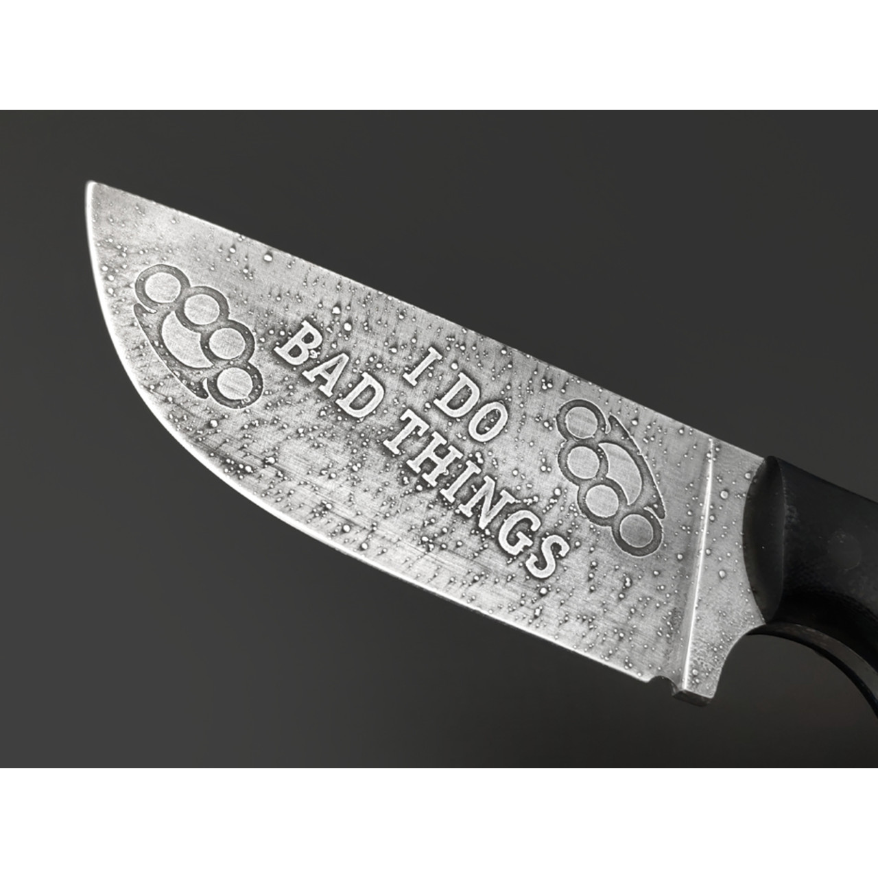 Волчий Век нож Шихан Custom "Peaky Blinders" сталь N690 WA худ. травление, рукоять G10 black