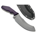 Волчий Век нож Кондрат 222 v13.5 Custom сталь 1.4116 WA стоунвош, рукоять G10 purple, пины карбон