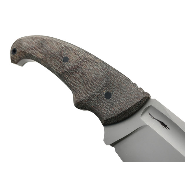Волчий Век нож Fantocci 6 мм сталь 1.4116 WA стоунвош, рукоять Micarta, пины карбон