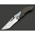 TuoTown складной нож Uro TUR-MKC-BL сталь TMAX satin, рукоять Carbon fiber, Titanium TC4 blue TuoTown складной нож Uro TUR-MKC-BL сталь TMAX satin, рукоять Carbon fiber, Titanium TC4 blue