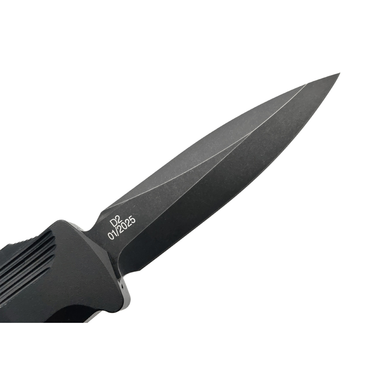 Daggerr нож автоматический Кощей Чёрный сталь D2 блэквош, рукоять Aluminum anodized black