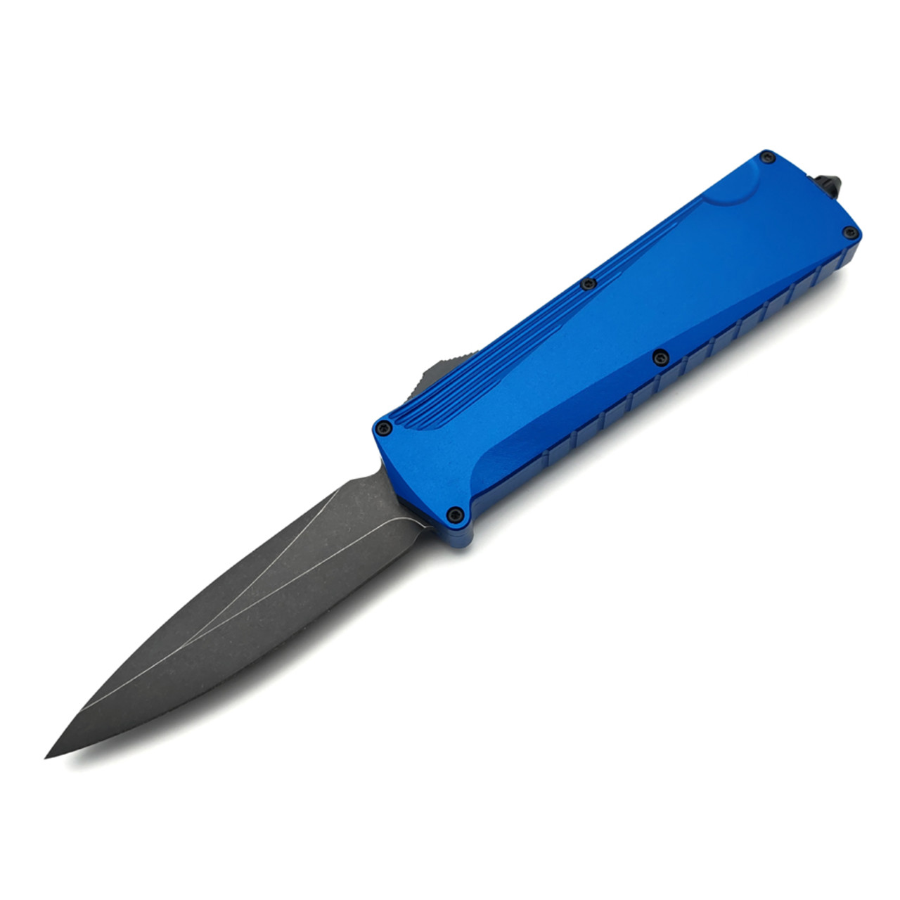 Daggerr нож автоматический Кощей Синий сталь D2 блэквош, рукоять Aluminum anodized blue