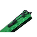 Daggerr нож автоматический Кощей Ядовитый сталь D2 блэквош, рукоять Aluminum anodized green