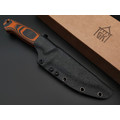 Град Горький нож Охотник сталь VG-10 satin, спуски конвекс, рукоять G10 black & orange Град Горький нож Охотник сталь VG-10 satin, спуски конвекс, рукоять G10 black & orange
