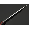 Град Горький нож Тигр сталь VG-10 satin, рукоять G10 black & red