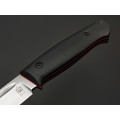 Град Горький нож Тигр сталь VG-10 satin, рукоять G10 black & red