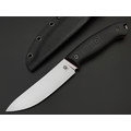 Град Горький нож Охотник сталь Aus-10Co bead-blast, рукоять G10 black & red Град Горький нож Охотник сталь Aus-10Co bead-blast, рукоять G10 black & red