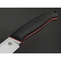 Град Горький нож Охотник сталь Aus-10Co bead-blast, рукоять G10 black & red Град Горький нож Охотник сталь Aus-10Co bead-blast, рукоять G10 black & red