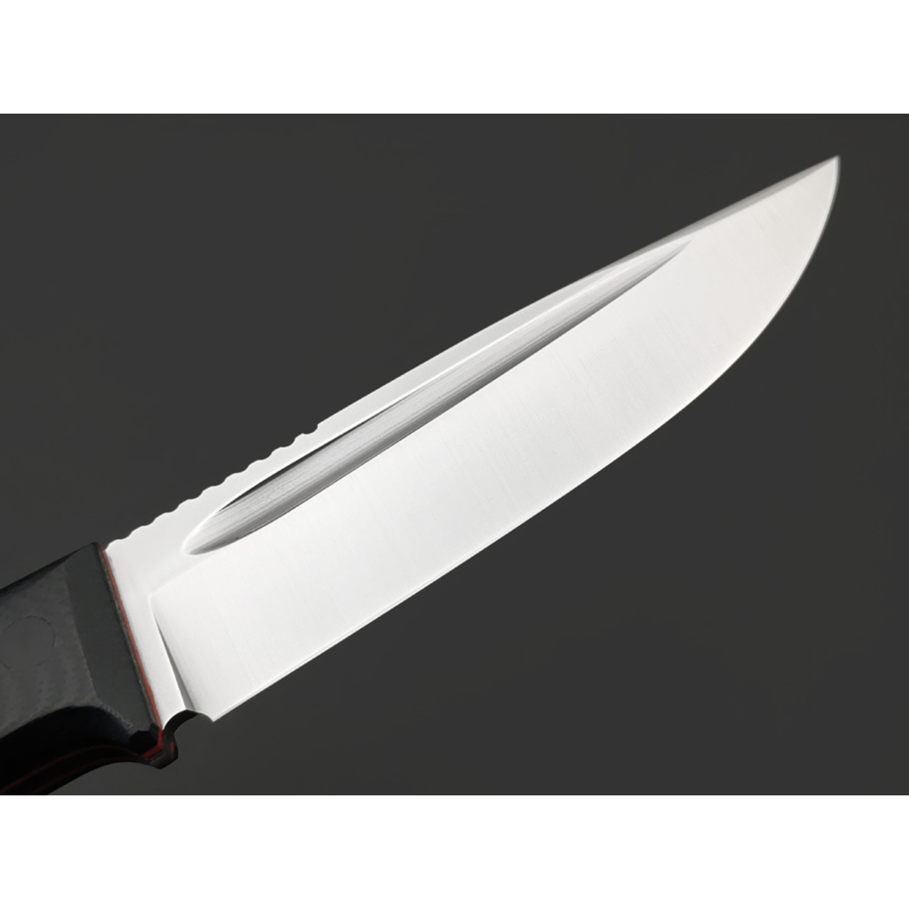 Град Горький нож Байкер сталь CPR satin, рукоять G10 black & red