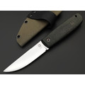 Град Горький нож Техно-Томми сталь PGK satin, спуски конвекс, рукоять Micarta grey canvas, G10 Град Горький нож Техно-Томми сталь PGK satin, спуски конвекс, рукоять Micarta grey canvas, G10