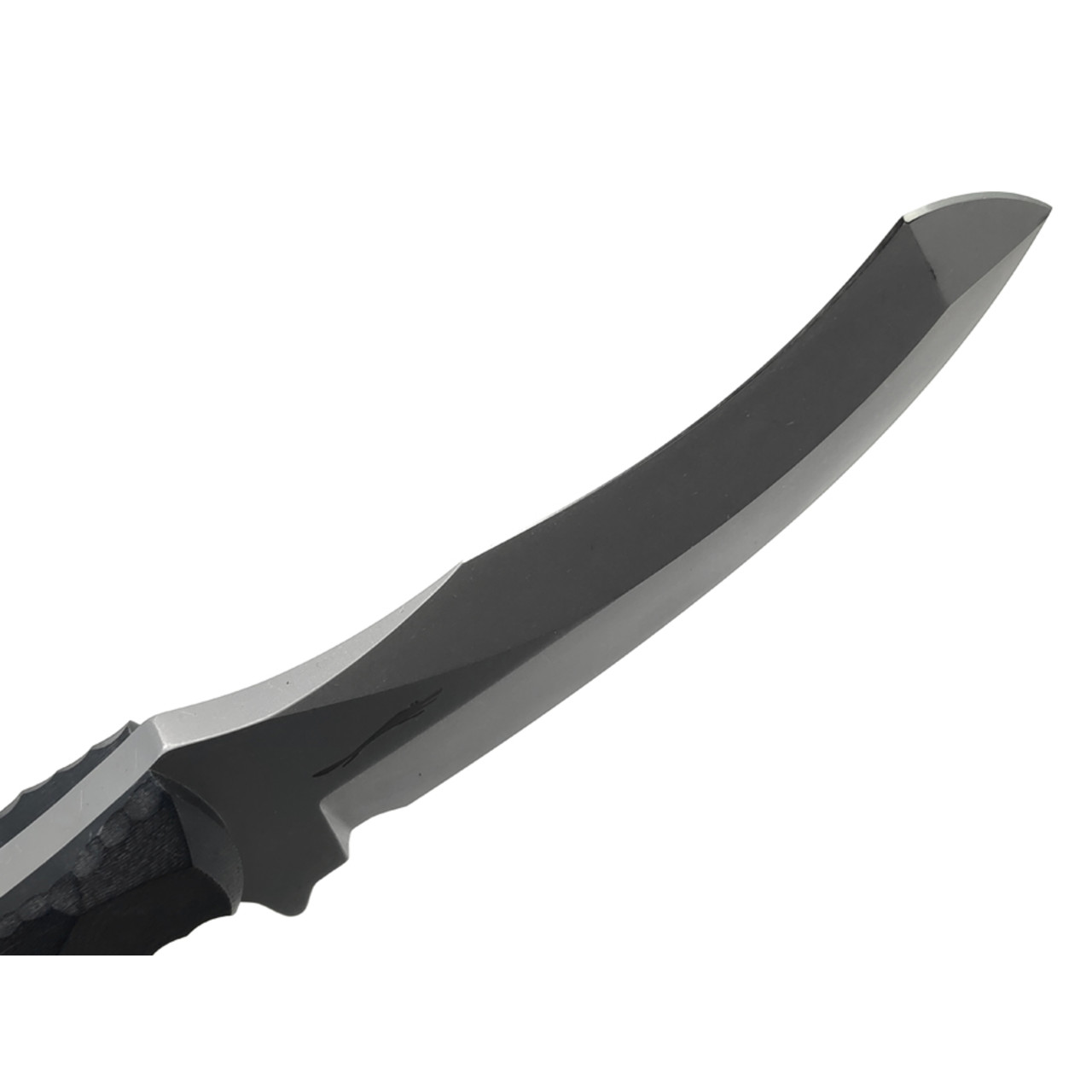 Волчий Век нож Кондрат 222 v10 сталь 95Х18 WA стоунвош, рукоять G10 black, пины карбон