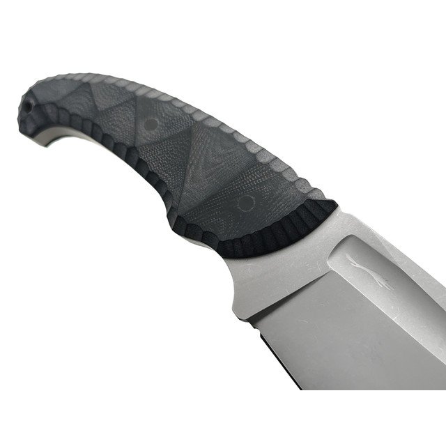 Волчий Век нож Fantocci 1.4116 WA стоунвош, рукоять G10 black, пины карбон