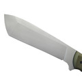 Волчий Век нож ДБ сталь 1.4116 WA стоунвош, рукоять G10 olive & black, пины карбон Волчий Век нож ДБ сталь 1.4116 WA стоунвош, рукоять G10 olive & black, пины карбон