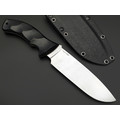 Волчий Век нож Команданте сталь N690 WA satin, рукоять G10 black, пины карбон Волчий Век нож Команданте сталь N690 WA satin, рукоять G10 black, пины карбон