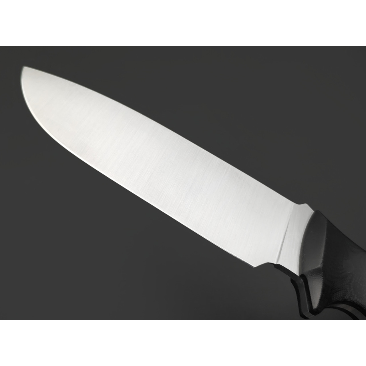 Волчий Век нож Команданте сталь N690 WA satin, рукоять G10 black, пины карбон