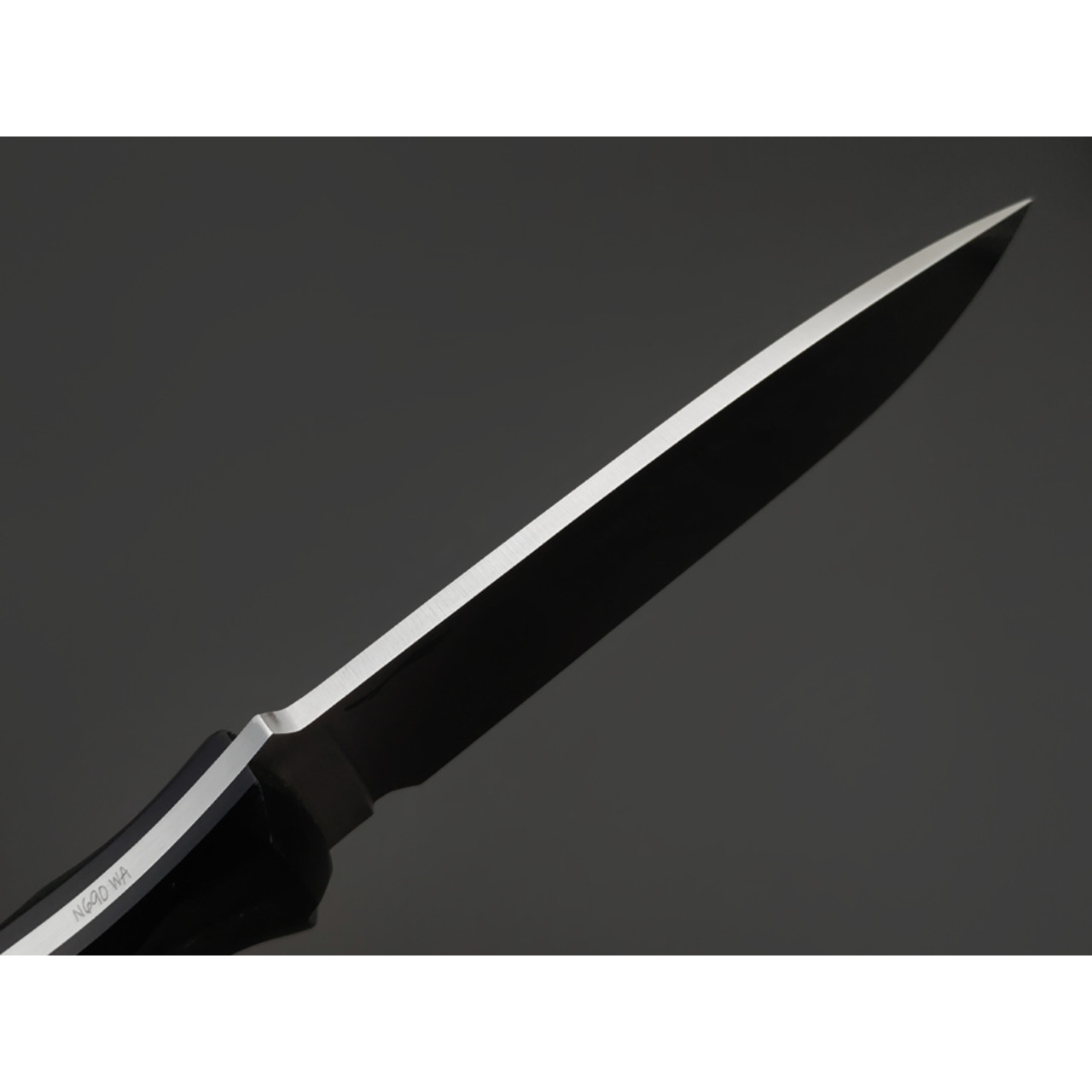 Волчий Век нож Команданте сталь N690 WA satin, рукоять G10 black, пины карбон