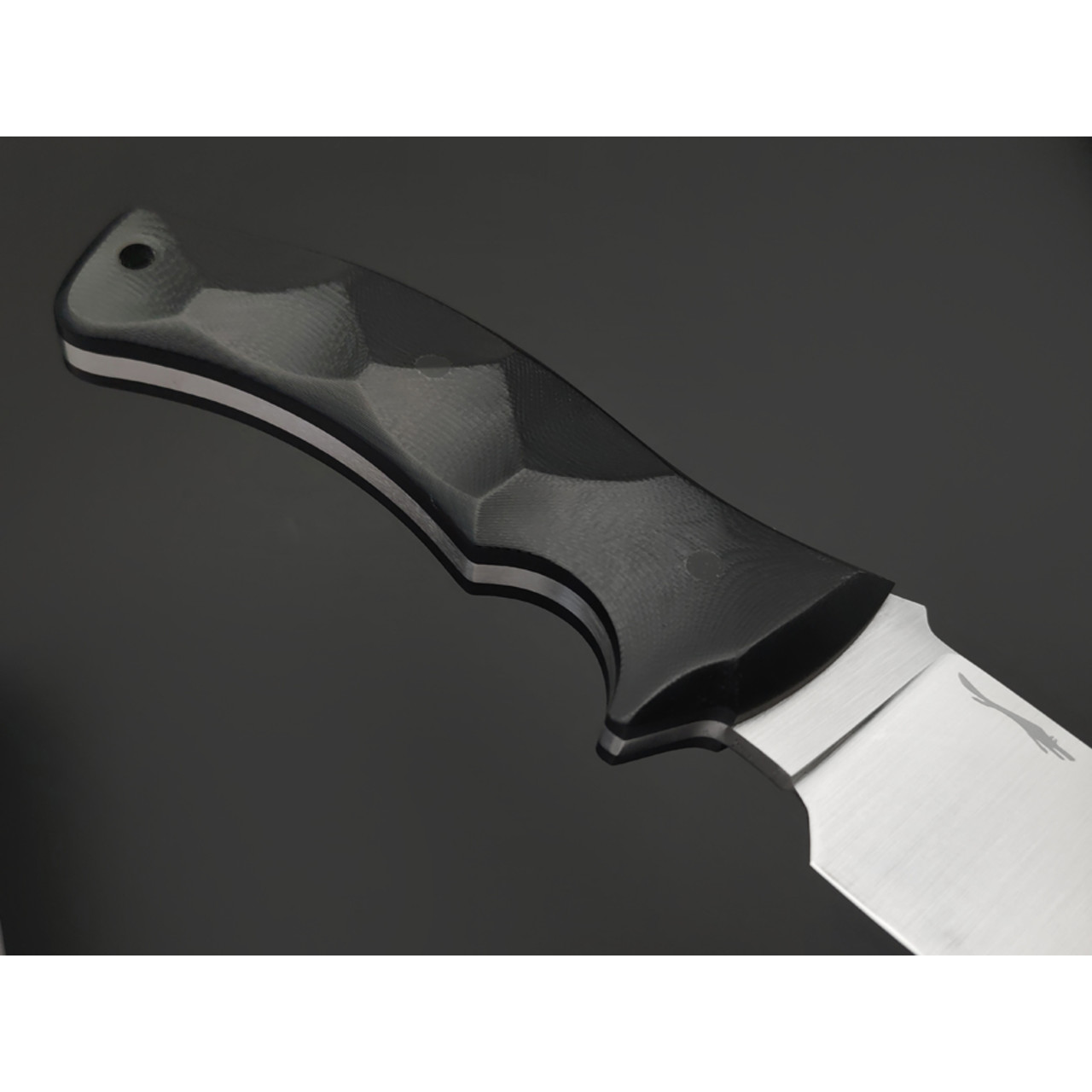 Волчий Век нож Команданте сталь N690 WA satin, рукоять G10 black, пины карбон