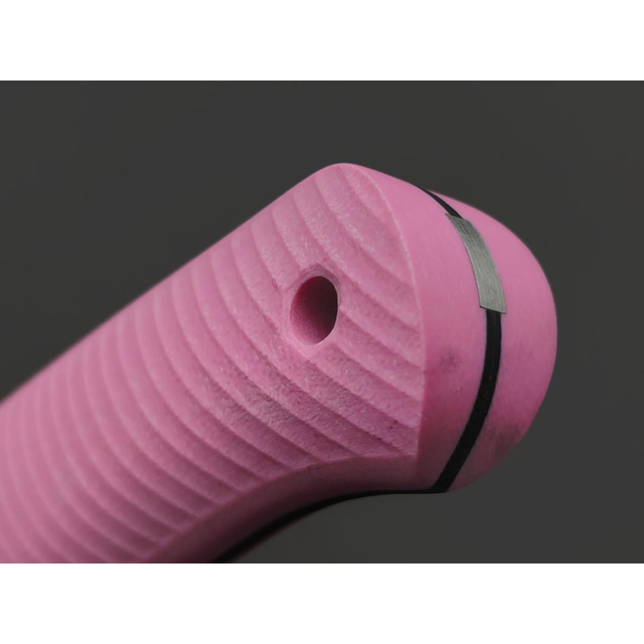 7 ножей нож Йети гибрид сталь Aus-10Co satin, спуски конвекс, рукоять G10 pink & black