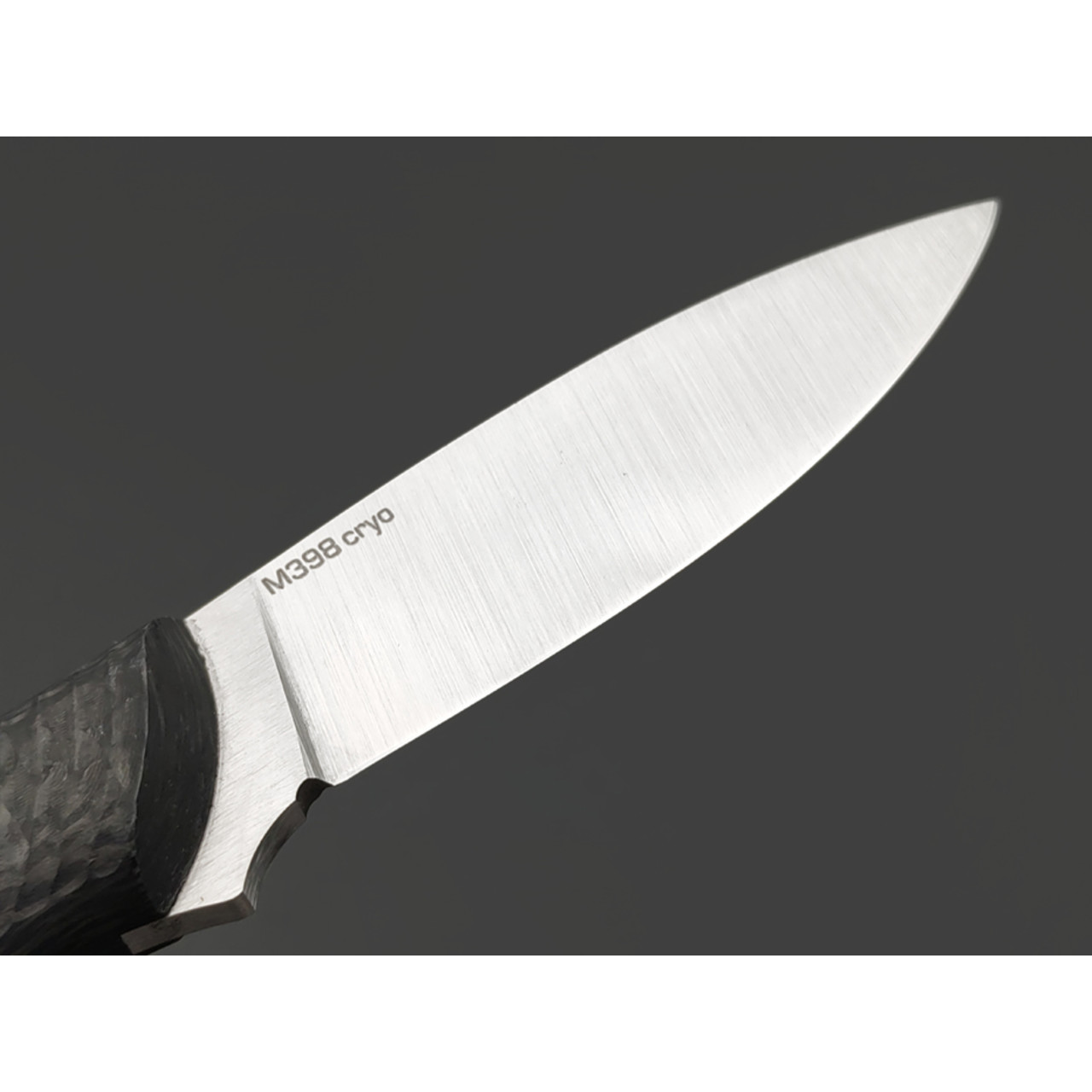 7 ножей нож Колибри гибрид сталь M398 satin, рукоять Carbon fiber