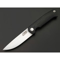 Saro нож складной фрикционный Микрос сталь Aus-10 satin, рукоять G10 black Saro нож складной фрикционный Микрос сталь Aus-10 satin, рукоять G10 black