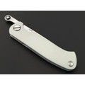 Saro нож складной фрикционный Микрос сталь Aus-10 satin, рукоять G10 white