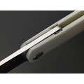 Saro нож складной фрикционный Микрос сталь Aus-10 satin, рукоять G10 white