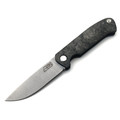 Saro нож складной фрикционный Микрос сталь Elmax bead blast, рукоять Cabon fiber chaotic black