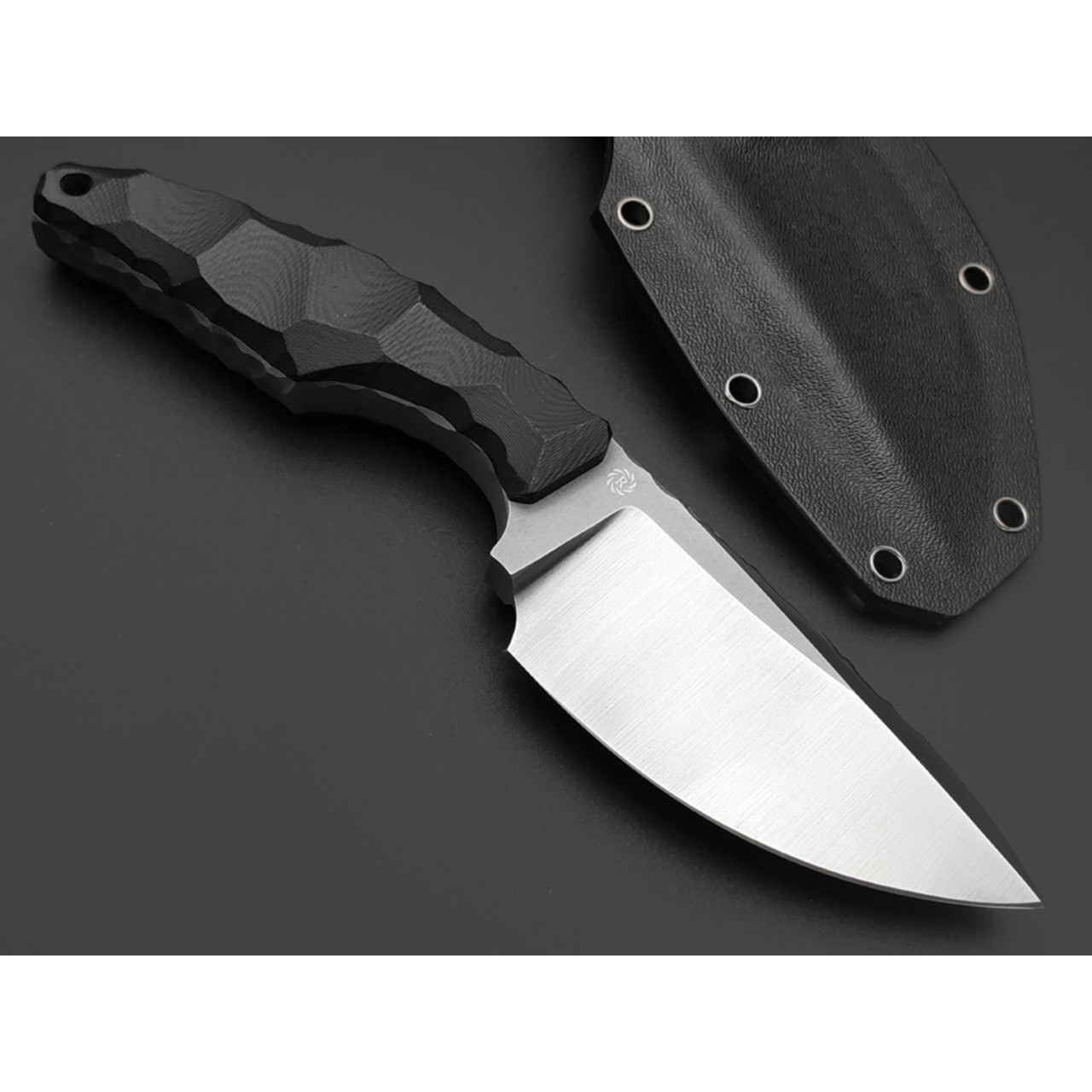 Neyris Knives нож Бутуз 11 мм сталь D2 satin, спуски линза, рукоять G10 black