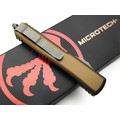 Microtech нож автоматический Ultratech S/E 121-10APOD сталь M390 apocalyptic wash, рукоять Aluminum 6061-T6 olive