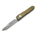 Microtech нож автоматический Ultratech S/E 121-10APOD сталь M390 apocalyptic wash, рукоять Aluminum 6061-T6 olive