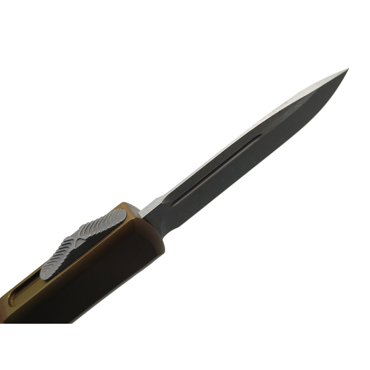 Microtech нож автоматический Ultratech S/E 121-10APOD сталь M390 apocalyptic wash, рукоять Aluminum 6061-T6 olive