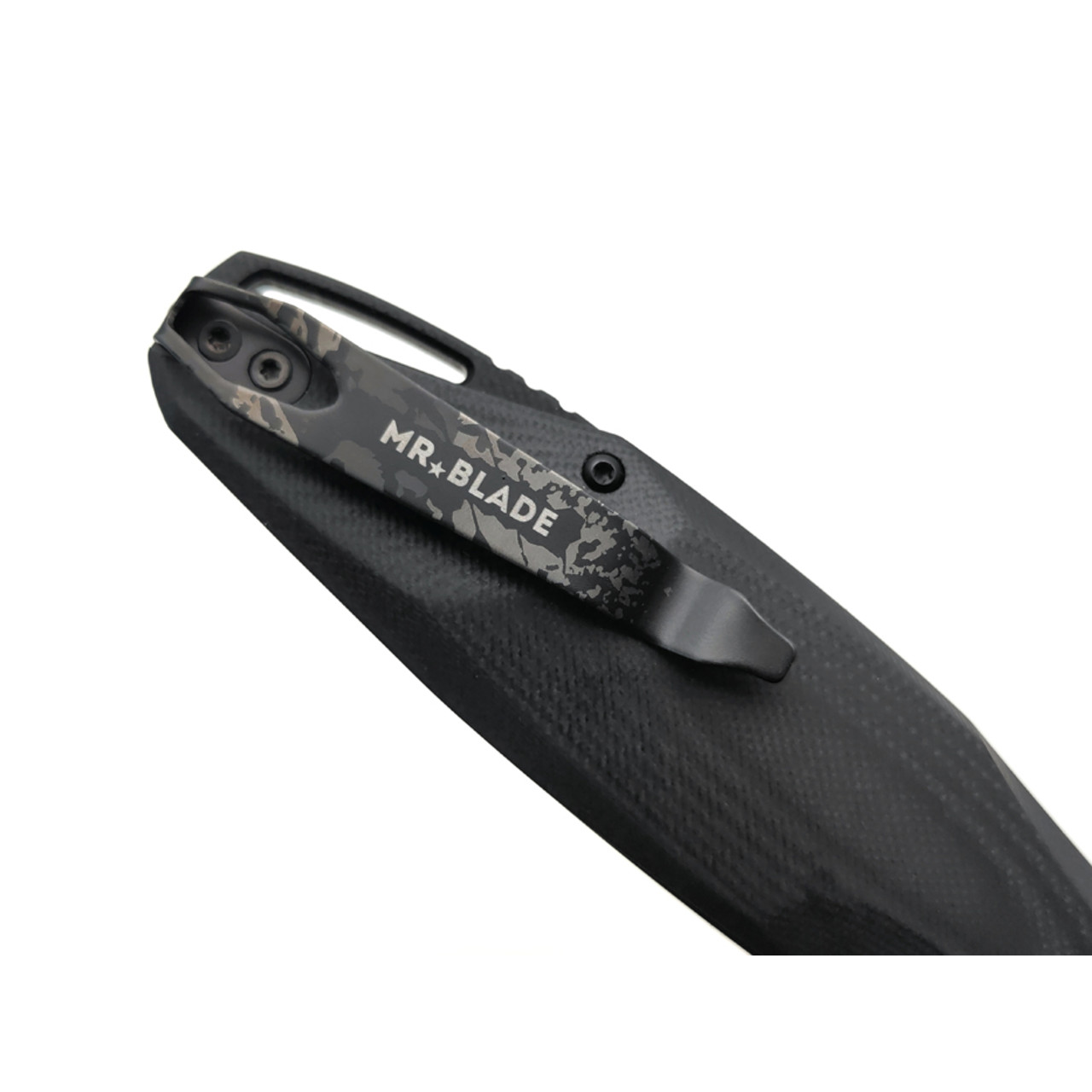 Mr.Blade складной нож Hemnes Gen.2 LE Ghost сталь D2 блэквош, лазерная гравировка, рукоять G10 black