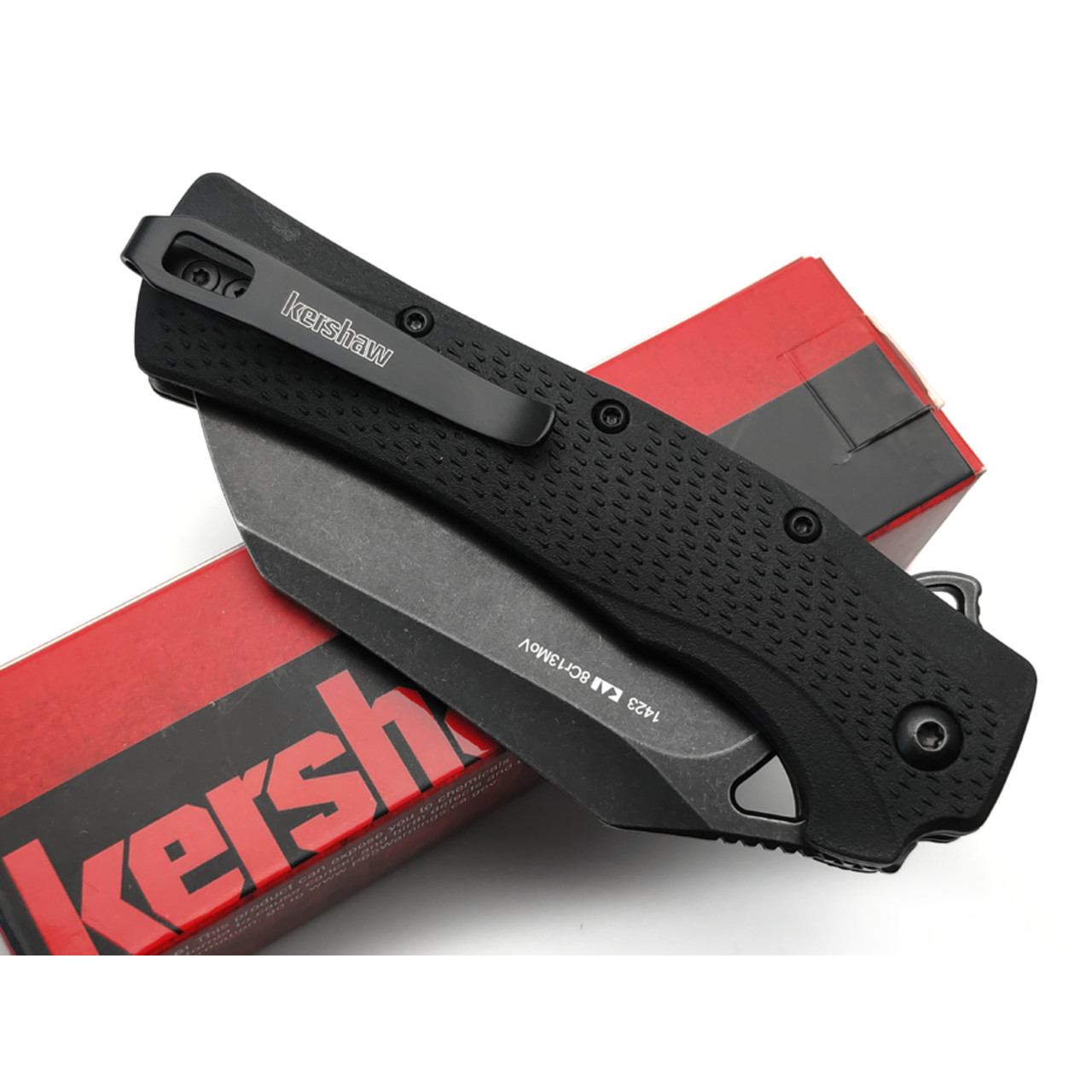 Kershaw нож складной Dawnstar 1423 сталь 8Cr13MoV блэквош, рукоять Nylon black