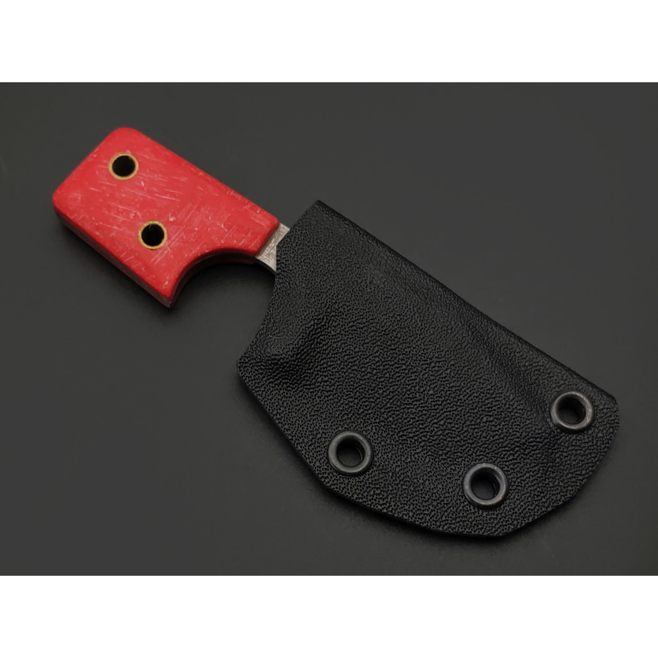 Мастерская Муравей нож Фиксик сталь Aus-8, рукоять Durostone red, латунь