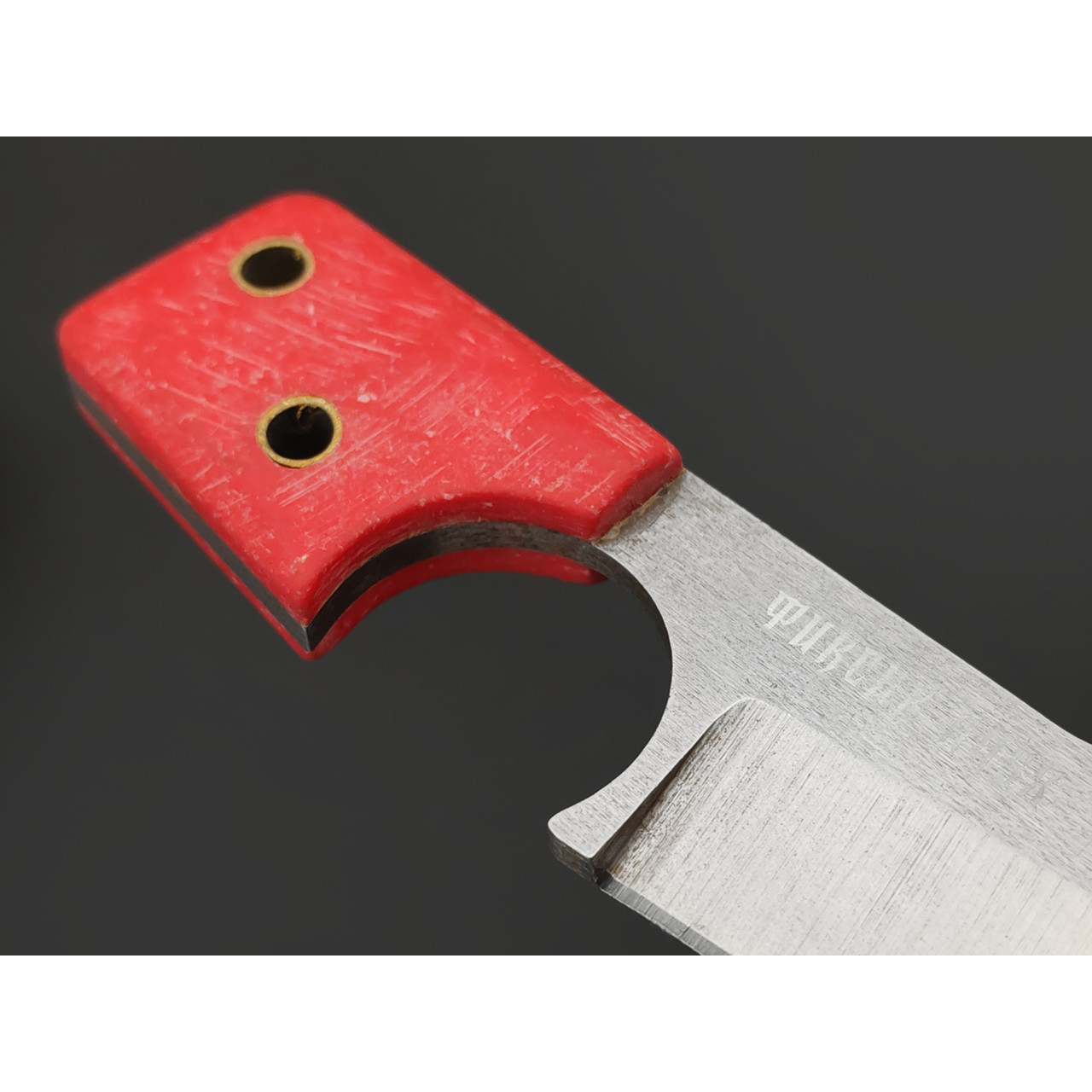Мастерская Муравей нож Фиксик сталь Aus-8, рукоять Durostone red, латунь
