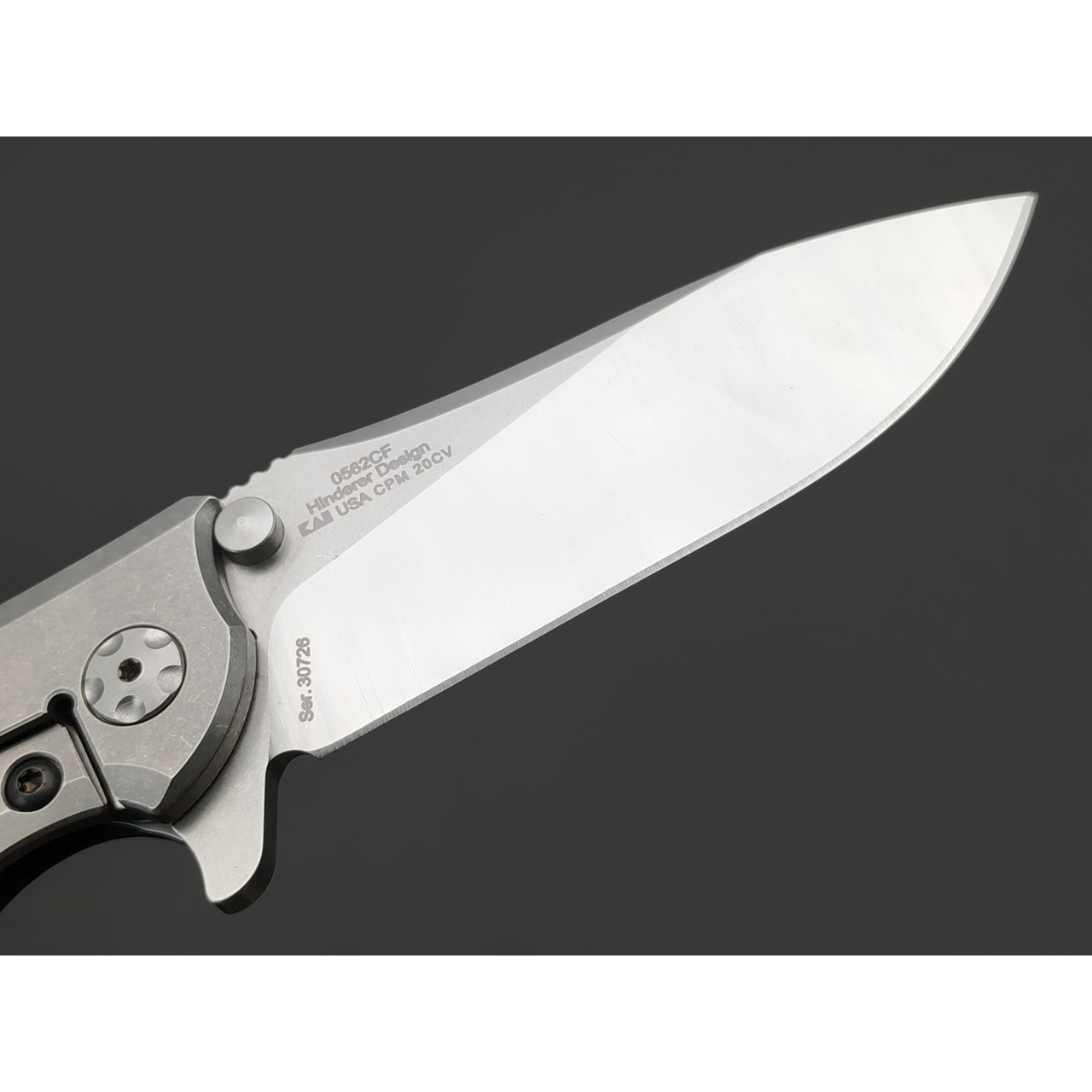 Zero Tolerance нож складной 0562CF Hinderer Slicer сталь CPM 20CV, рукоять Carbon fiber, titanium