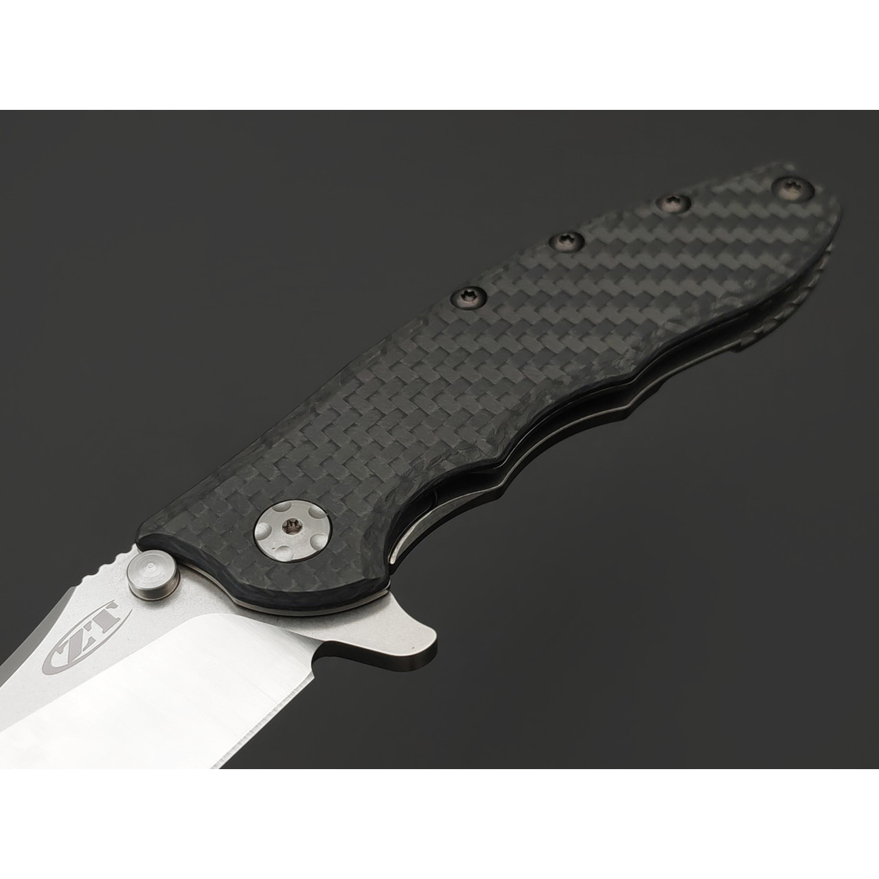 Zero Tolerance нож складной 0562CF Hinderer Slicer сталь CPM 20CV, рукоять Carbon fiber, titanium