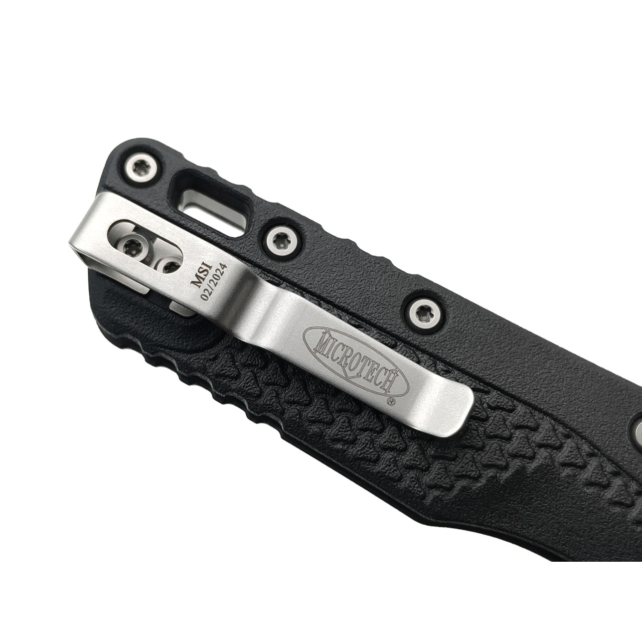Нож Microtech 210T-1PMBK MSI Ram-Lok сталь M390MK, рукоять Injection molded polymer