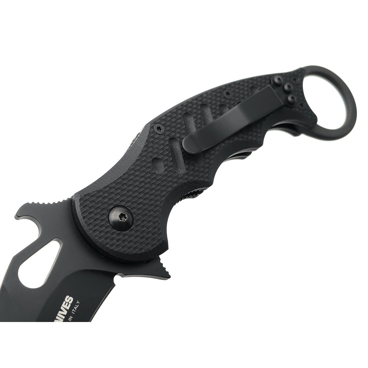 Fox нож складной Karambit 479 сталь N690Co, рукоять G10 black