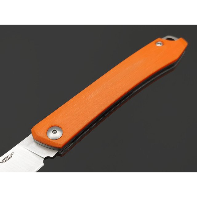 N.C.Custom нож Respect сталь Aus-10 satin, рукоять G10 orange