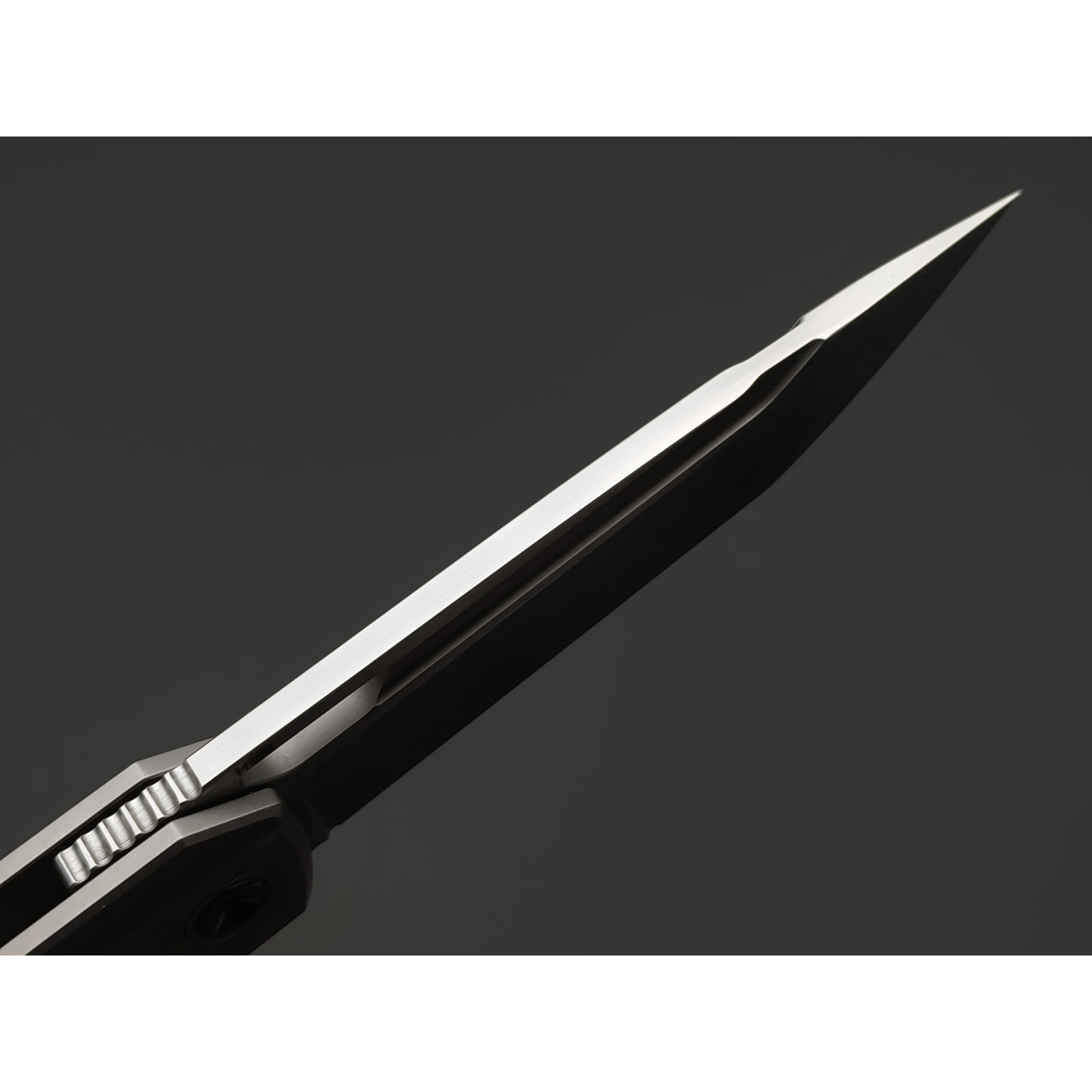 TuoTown складной нож Doroda TDR-MS сталь M390 satin, рукоять Titanium TC4 Grey