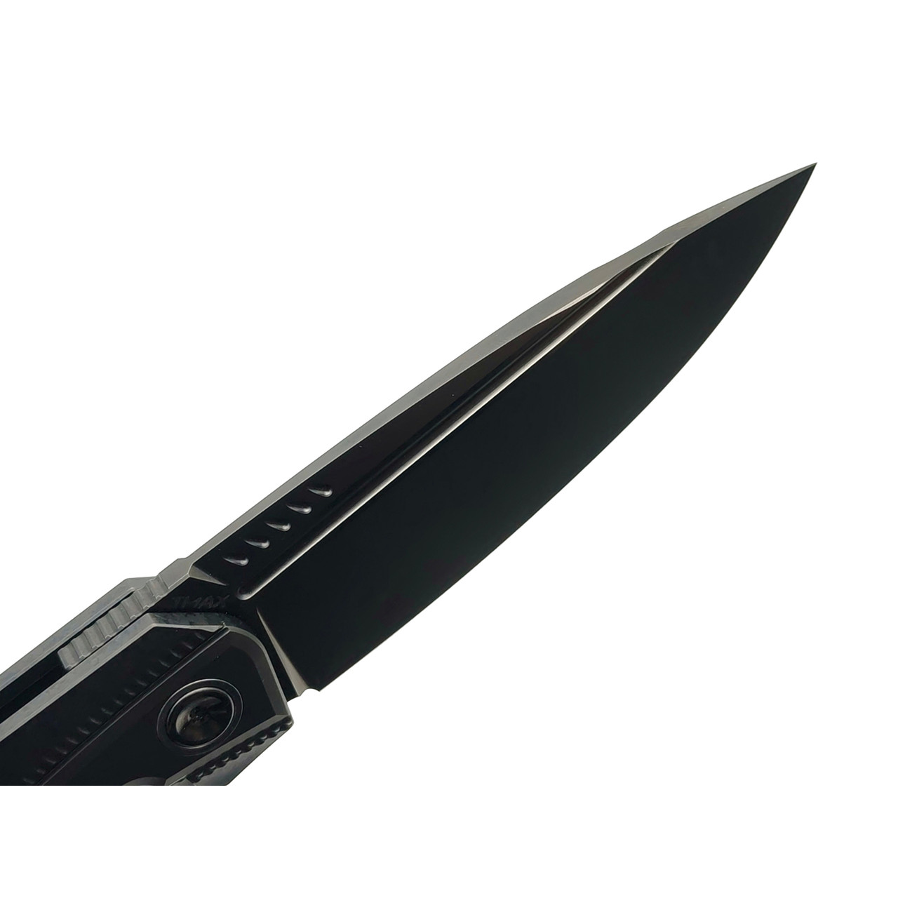 TuoTown складной нож Marron TMR-MKB-B сталь TMAX DLC, рукоять Titanium Crystal black & blue