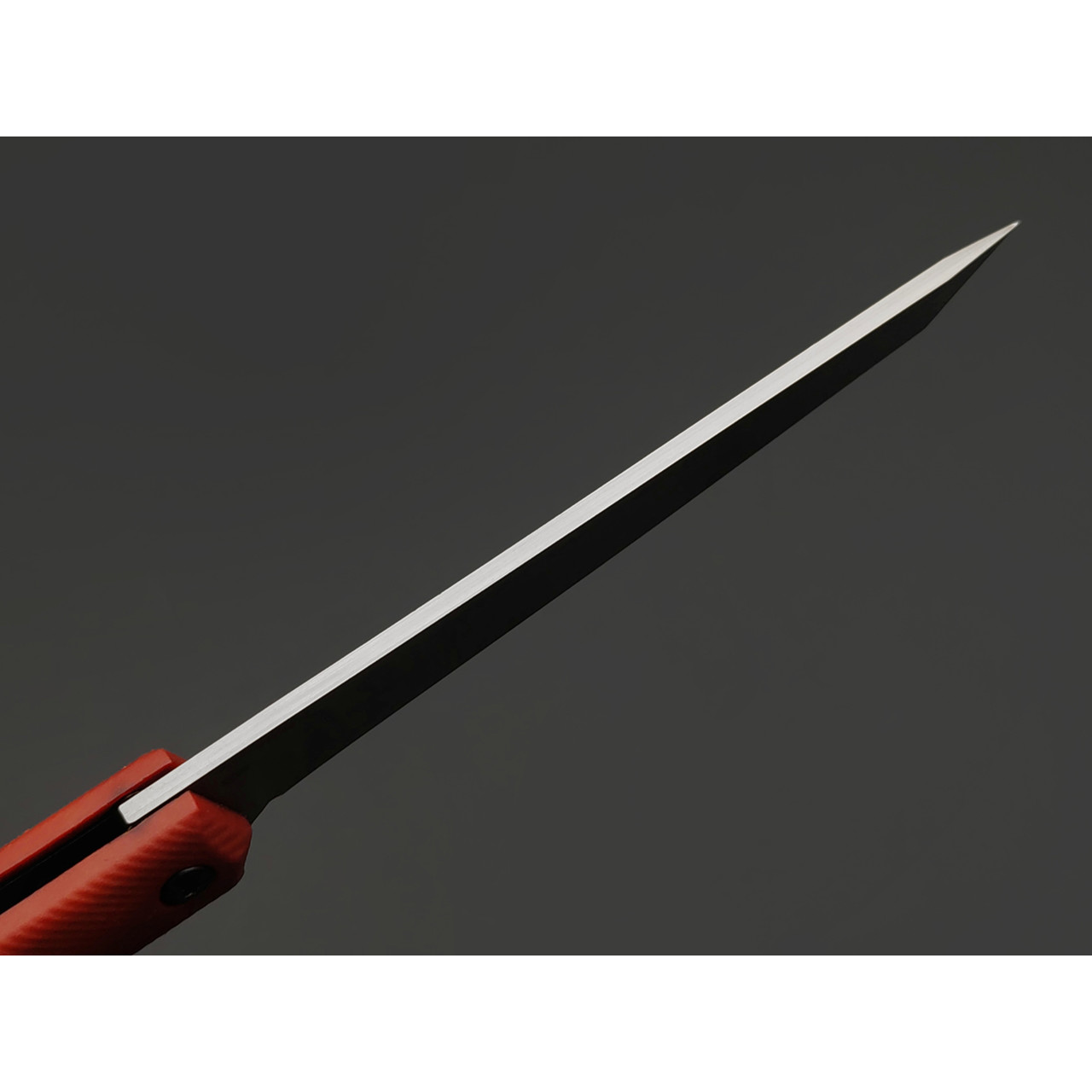 TuoTown нож BDT-RS сталь Aus-8 bead-blast, рукоять Nylon red