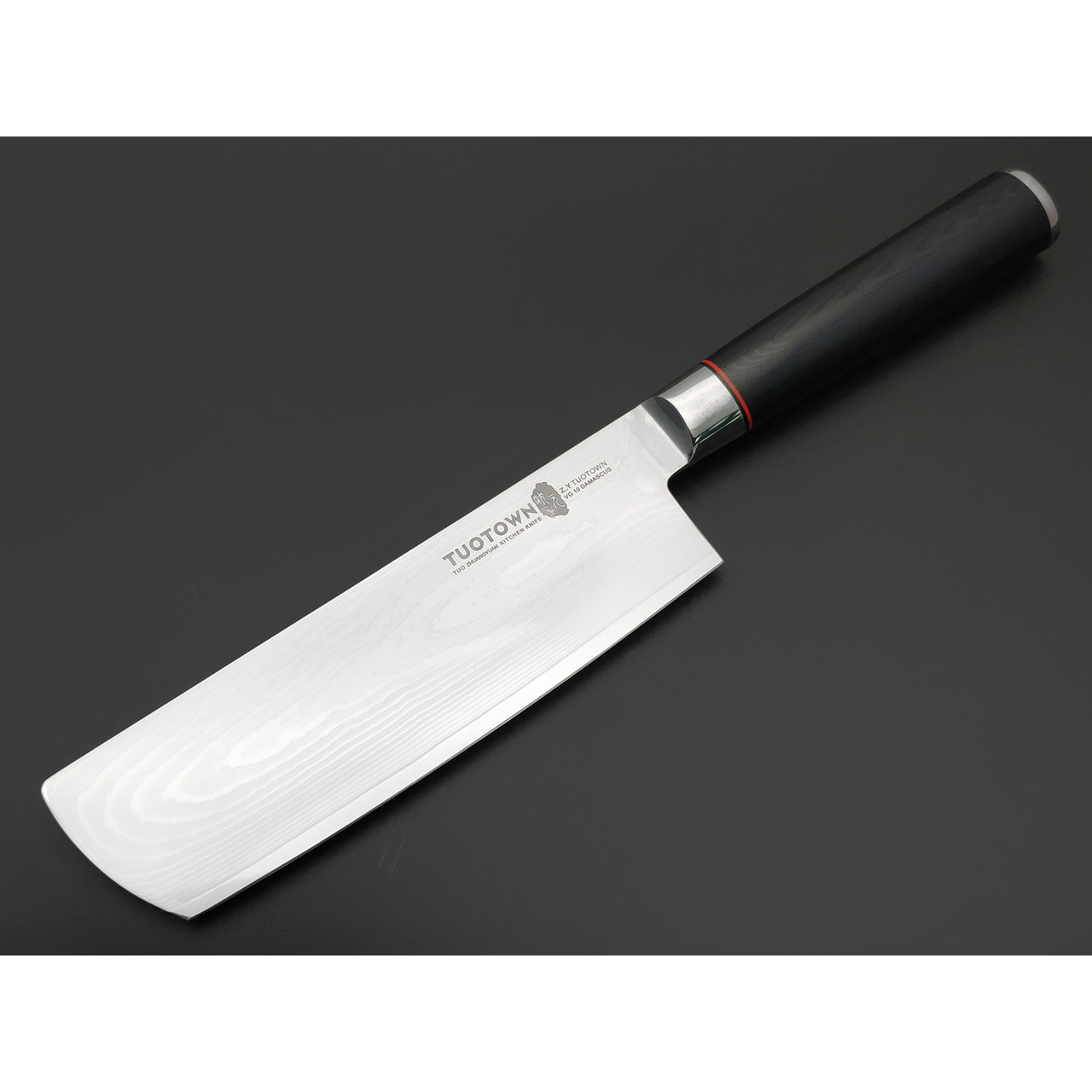 TuoTown FT-series Chopping 217006 сталь Damascus VG-10, рукоять G10