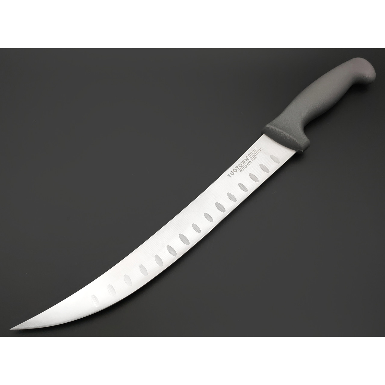 TuoTown Butcher Carving 26 см 231003 сталь German 1.4116, рукоять ABS grey