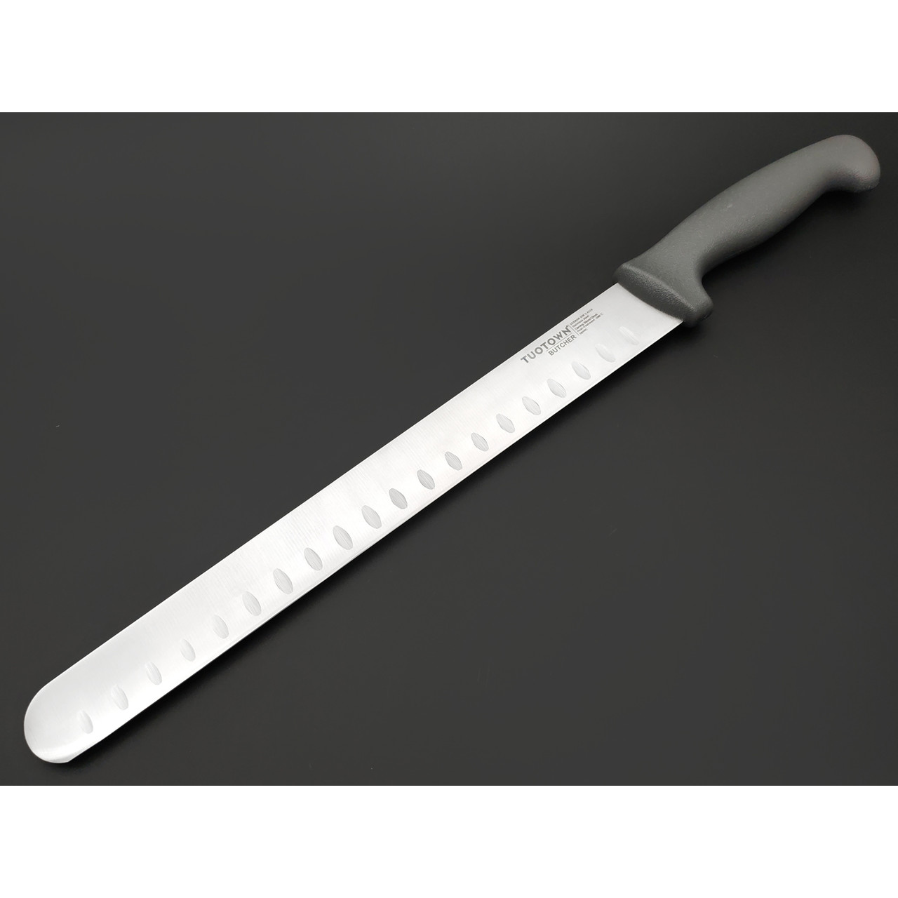 TuoTown Butcher Carving 30 см 231203 сталь German 1.4116, рукоять ABS grey