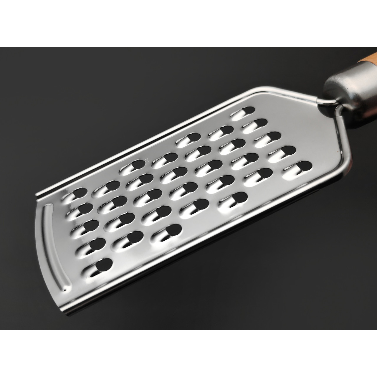 TuoTown Тёрка ручная 23012 Stainless steel, деревянная рукоять